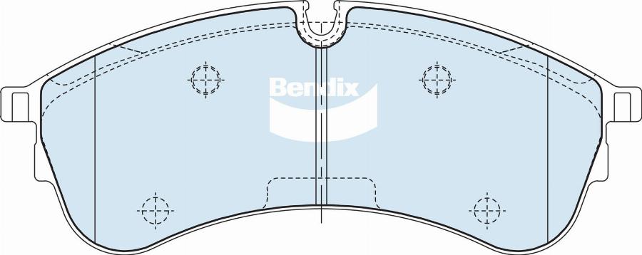 Bendix-AU DB2682 HD - Тормозные колодки, дисковые, комплект autospares.lv