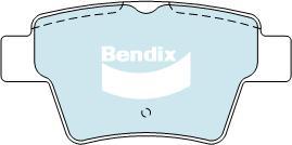 Bendix-AU DB2044 EURO+ - Тормозные колодки, дисковые, комплект autospares.lv