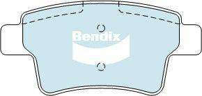 Bendix-AU DB2041 HD - Тормозные колодки, дисковые, комплект autospares.lv