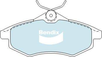 Bendix-AU DB2042 HD - Тормозные колодки, дисковые, комплект autospares.lv