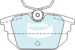 Bendix-AU DB2010 EURO+ - Тормозные колодки, дисковые, комплект autospares.lv