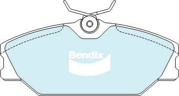 Bendix-AU DB2029 HD - Тормозные колодки, дисковые, комплект autospares.lv