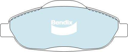 Bendix-AU DB2119 HD - Тормозные колодки, дисковые, комплект autospares.lv