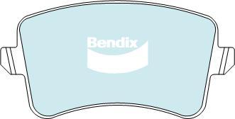 Bendix-AU DB2185 EURO+ - Тормозные колодки, дисковые, комплект autospares.lv