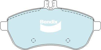 Bendix-AU DB2181 GCT - Тормозные колодки, дисковые, комплект autospares.lv