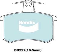 Bendix-AU DB222 GCT - Тормозные колодки, дисковые, комплект autospares.lv