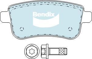 Bendix-AU DB2277 EURO+ - Тормозные колодки, дисковые, комплект autospares.lv