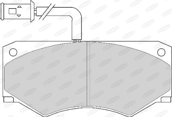 Beral 2901218004117213 - Тормозные колодки, дисковые, комплект autospares.lv