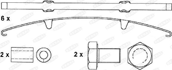 Beral 2903028004145724 - Тормозные колодки, дисковые, комплект autospares.lv