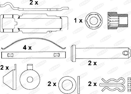 Beral 2917130004145694 - Тормозные колодки, дисковые, комплект autospares.lv