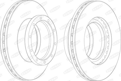 Beral BCR145A - Тормозной диск autospares.lv