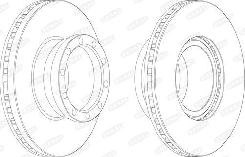 Beral BCR146A - Тормозной диск autospares.lv