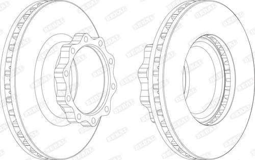 Beral BCR147A - Тормозной диск autospares.lv