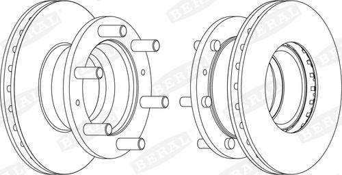 Beral BCR157A - Тормозной диск autospares.lv