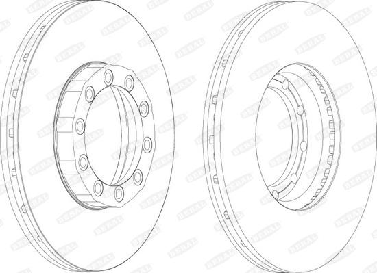 Beral BCR169A - Тормозной диск autospares.lv