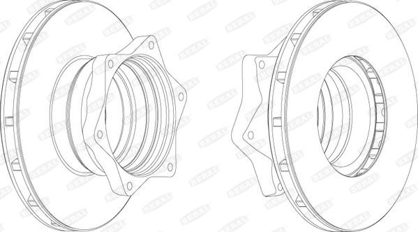 Beral BCR164A - Тормозной диск autospares.lv