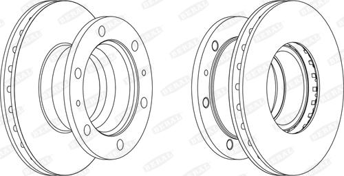 Beral BCR105A - Тормозной диск autospares.lv