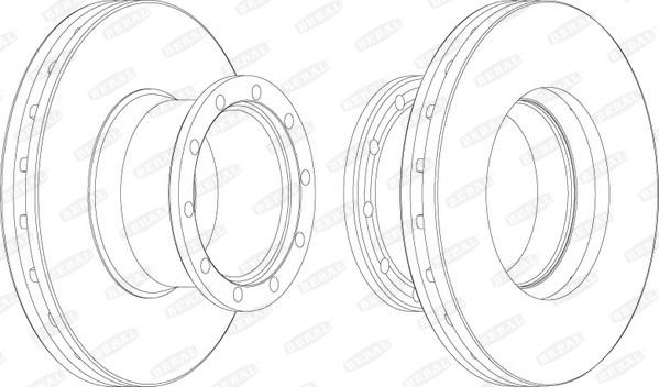 Beral BCR113A - Тормозной диск autospares.lv