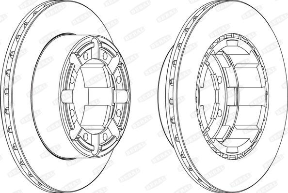 Beral BCR184A - Тормозной диск autospares.lv