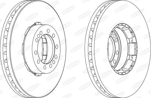 Beral BCR185A - Тормозной диск autospares.lv