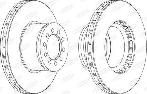 Beral BCR186A - Тормозной диск autospares.lv