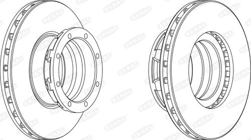 Beral BCR188A - Тормозной диск autospares.lv