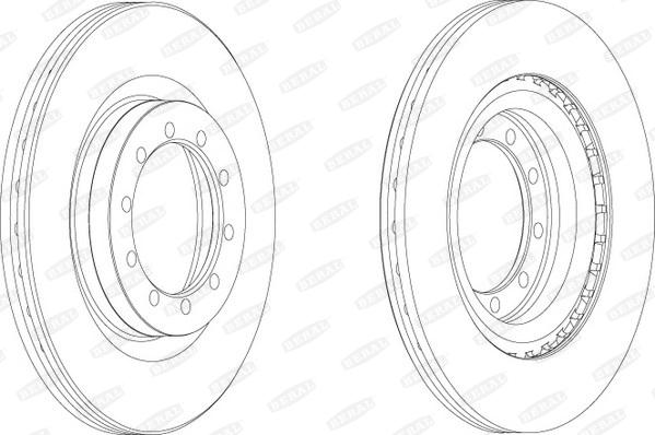 Beral BCR183A - Тормозной диск autospares.lv