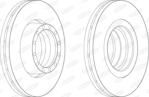 Beral BCR132A - Тормозной диск autospares.lv