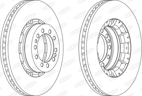 FTE BL2186A1 - Тормозной диск autospares.lv