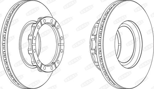 Beral BCR173A - Тормозной диск autospares.lv