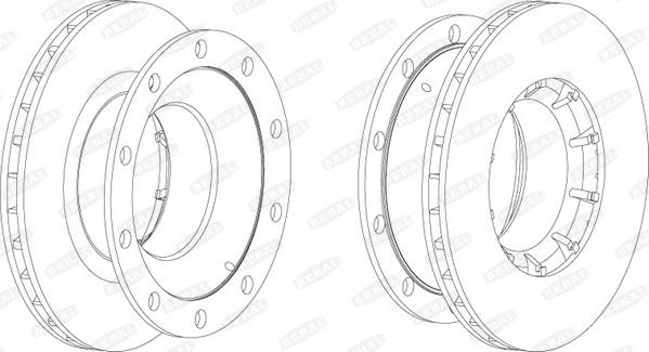 Beral BCR172A - Тормозной диск autospares.lv