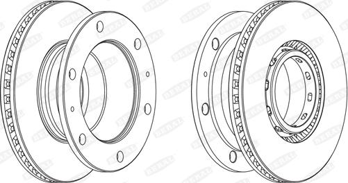 Beral BCR342A - Тормозной диск autospares.lv