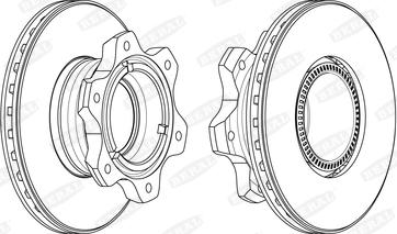 Beral BCR300A - Тормозной диск autospares.lv