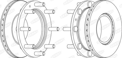 Beral BCR307A - Тормозной диск autospares.lv