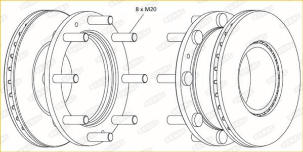 Beral BCR307A - Тормозной диск autospares.lv