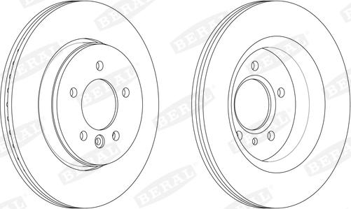 Beral BCR381A - Тормозной диск autospares.lv