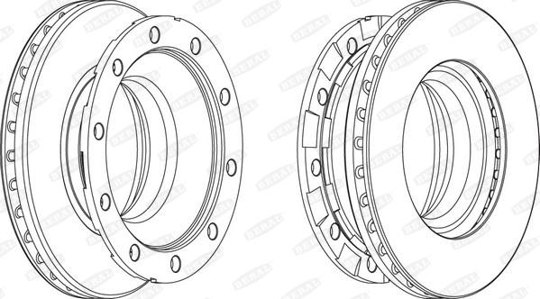 Beral BCR336A - Тормозной диск autospares.lv