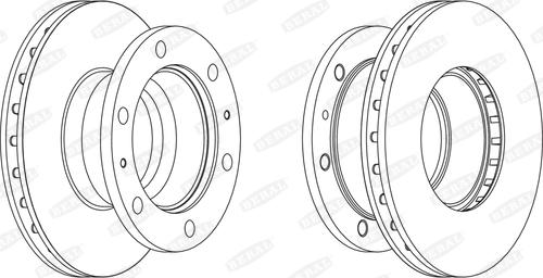 Beral BCR338A - Тормозной диск autospares.lv