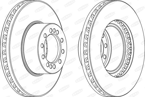 Beral BCR324A - Тормозной диск autospares.lv