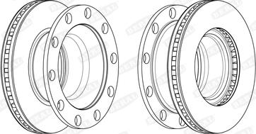 Kawe 6786 00 - Тормозной диск autospares.lv