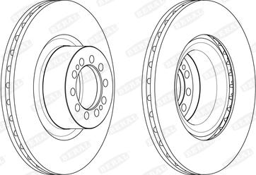 Beral BCR370A - Тормозной диск autospares.lv