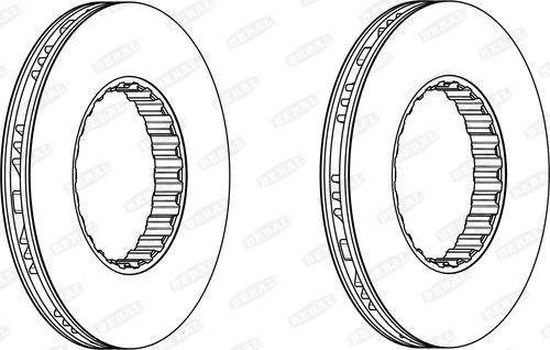 Beral BCR259A - Тормозной диск autospares.lv