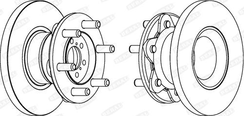 Beral BCR234A - Тормозной диск autospares.lv