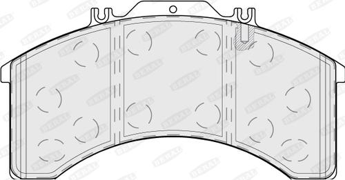 Beral BCV29011T - Тормозные колодки, дисковые, комплект autospares.lv