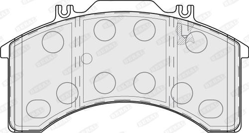 Beral BCV29032T - Тормозные колодки, дисковые, комплект autospares.lv