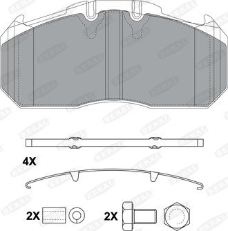 Beral BCV29131BK - Тормозные колодки, дисковые, комплект autospares.lv