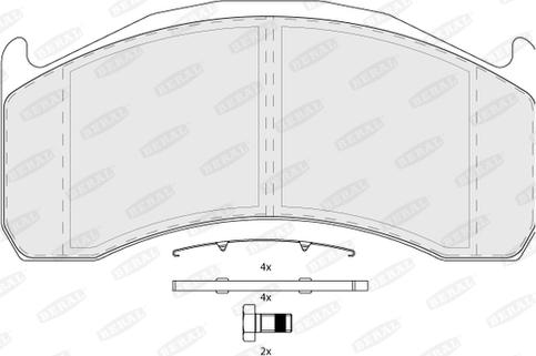 Beral BCV29137TK - Тормозные колодки, дисковые, комплект autospares.lv