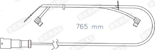 Beral FAI174 - Сигнализатор, износ тормозных колодок autospares.lv
