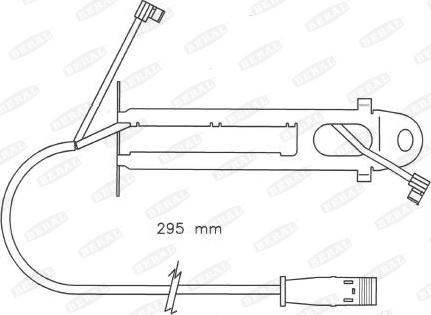 Beral UAI150 - Сигнализатор, износ тормозных колодок autospares.lv