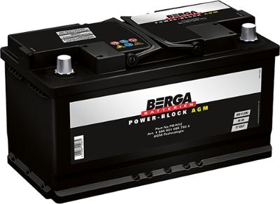 BERGA 5959010857502 - Стартерная аккумуляторная батарея, АКБ autospares.lv